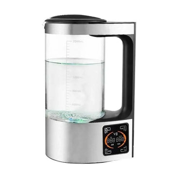 110-220V 2L Rich Hydrogen Water Bottle Alkaline Water Ionizer Machine US/EU Plug English Menu